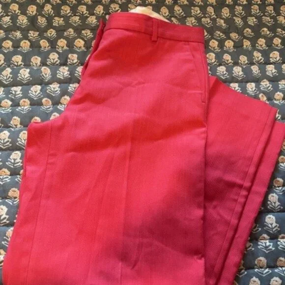 NWT Designer The Kooples Wide Leg Trouser // Pink // Size 40 - Picture 4 of 7